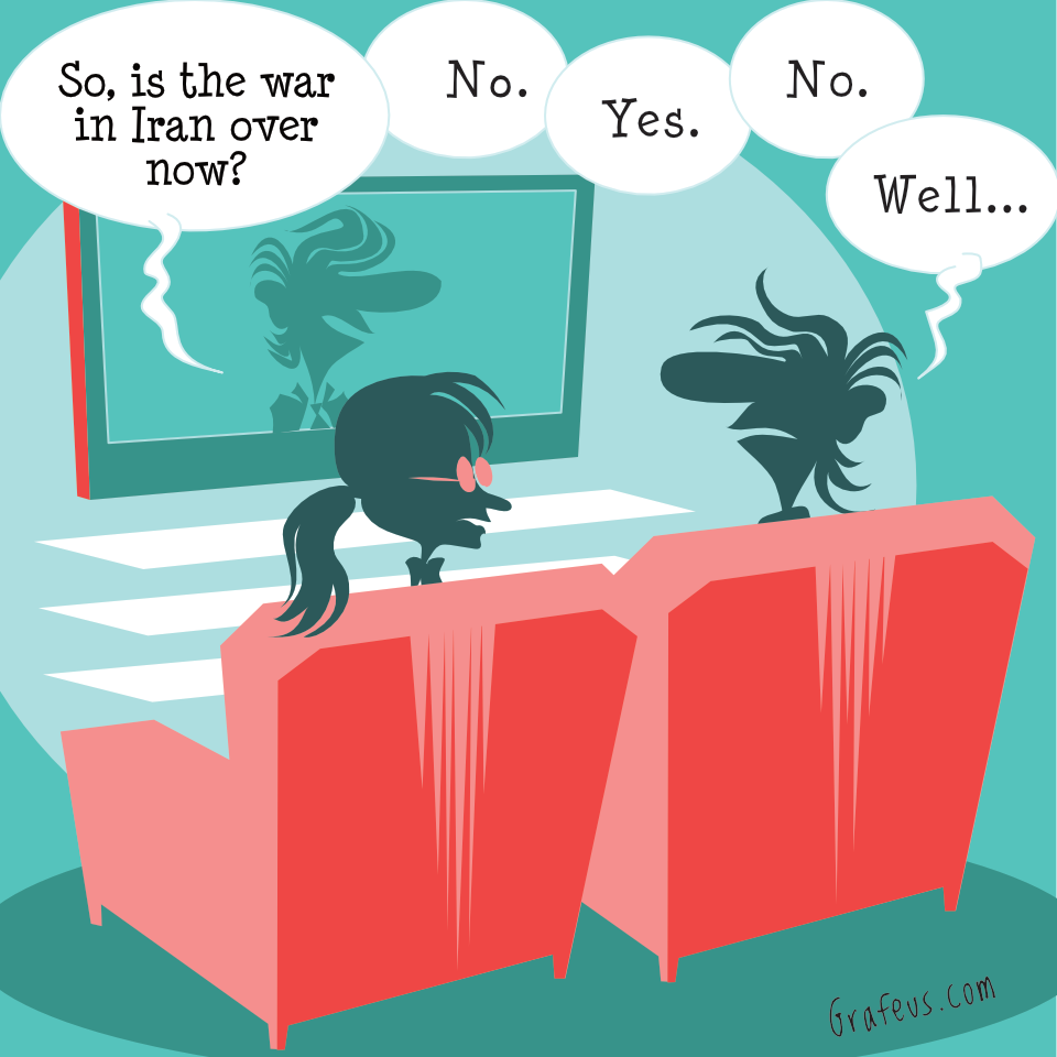 Is the war over? 3